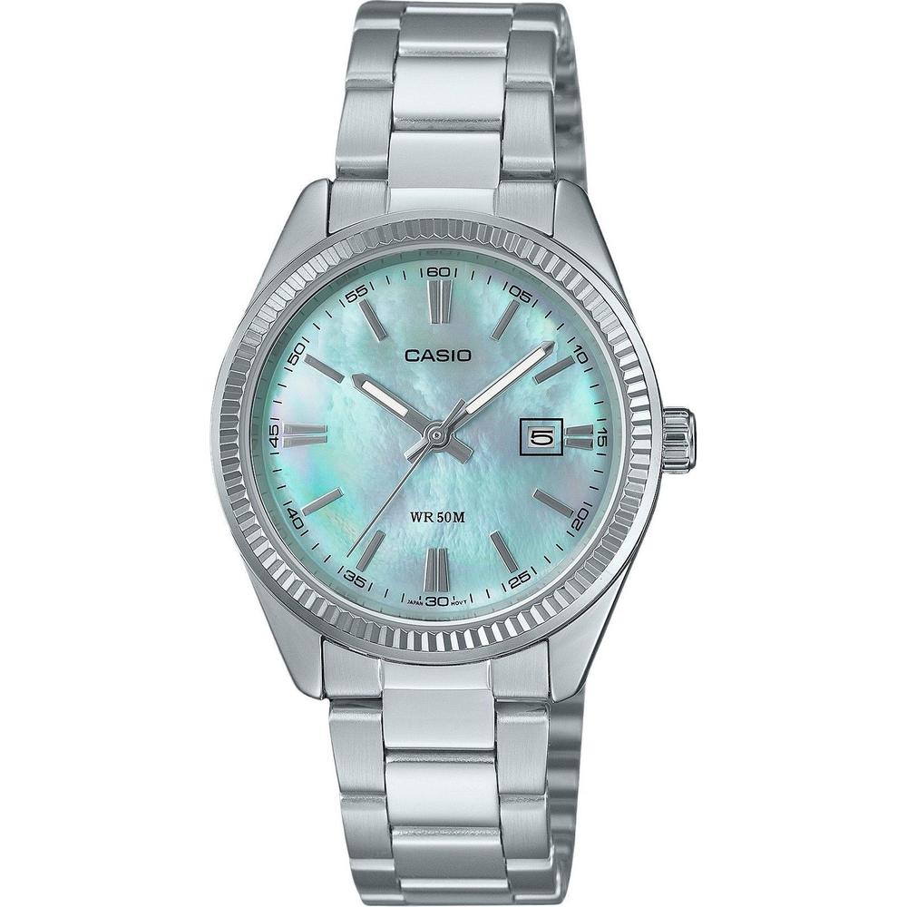 Casio Standard Analog Stainless Steel Mother Of Pearl Dial Quartz Women's Watch