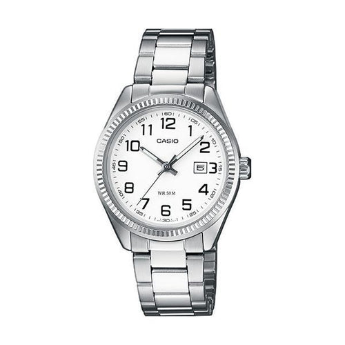 Load image into Gallery viewer, CASIO COLLECTION Mod. LADY DATE - WHITE, Arab number indexes-0
