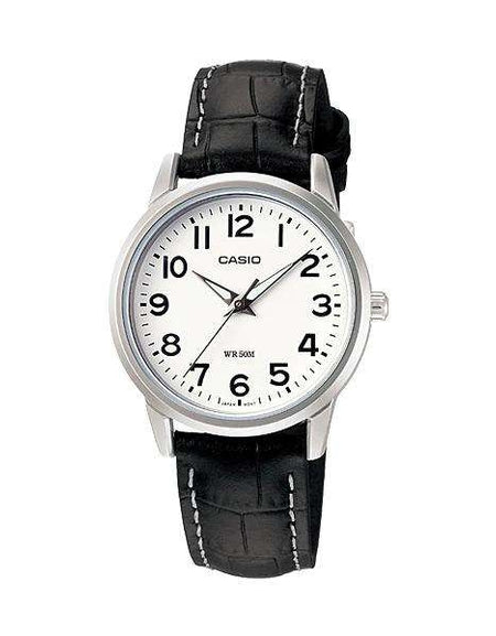 CASIO COLLECTION Mod. LADY 3H - LEATHER, WHITE-0