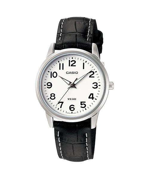 CASIO COLLECTION Mod. LADY 3H - LEATHER, WHITE-0
