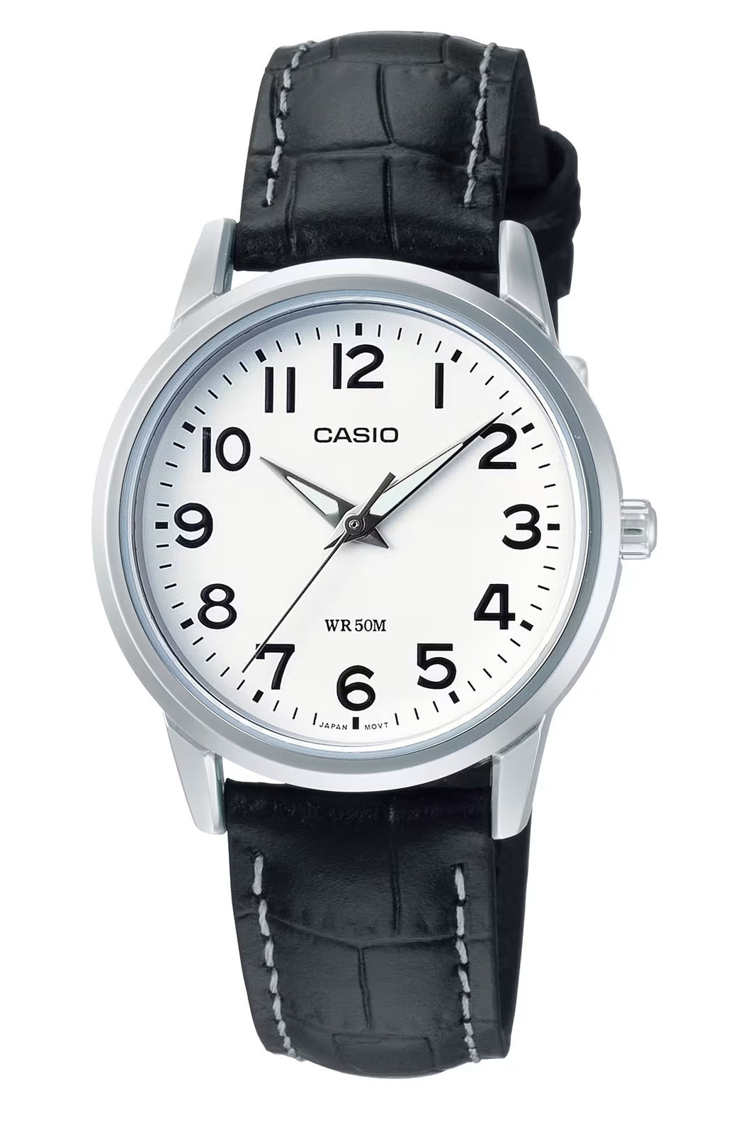 CASIO COLLECTION Mod. LADY 3H - LEATHER. WHITE-0
