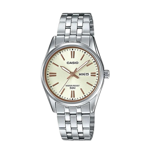 Load image into Gallery viewer, CASIO COLLECTION Mod. LADY DAY &amp; DATE - CHAMPAGNE-0
