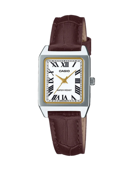 CASIO COLLECTION Mod. TANK, LEATHER - WHITE-0