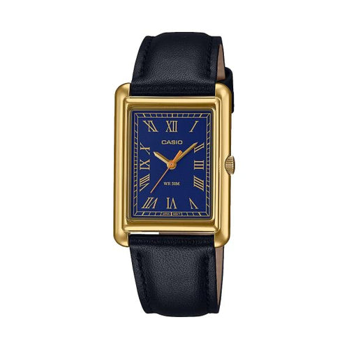 Load image into Gallery viewer, CASIO COLLECTION Mod. LADY TANK. GOLD. LEATHER - BLUE-0
