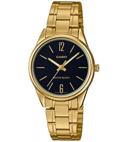 Load image into Gallery viewer, CASIO COLLECTION Mod. ONLY TIME LADY GOLD - BLACK-0

