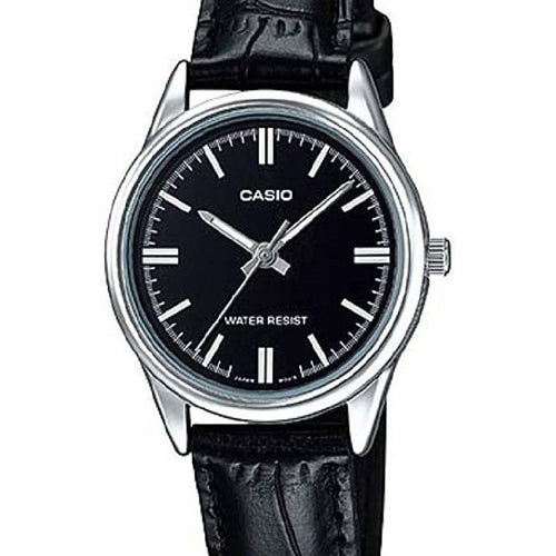 Load image into Gallery viewer, CASIO COLLECTION Mod. ONLY TIME LADY LEATHER - BLACK-0
