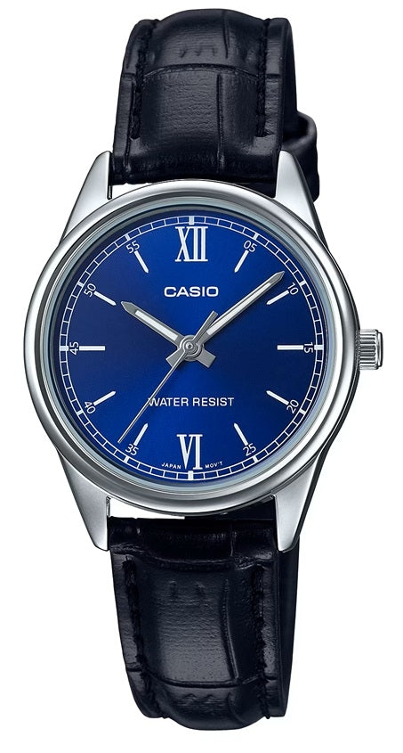 CASIO COLLECTION Mod. ONLY TIME LADY LEATHER - BLUE-0