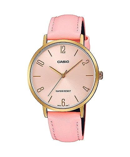 CASIO COLLECTION Mod. MINIMAL GOLD, LEATHER - PINK-0