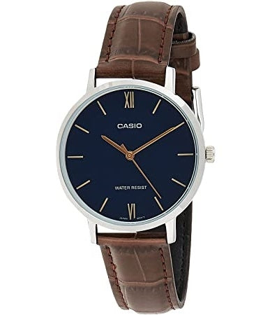 CASIO COLLECTION Mod. MINIMAL, LEATHER - BLACK-0