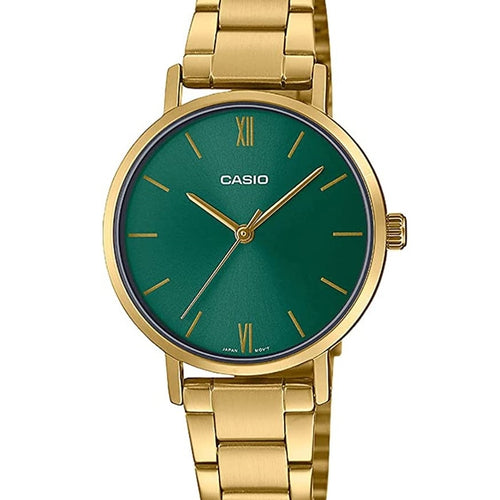 Load image into Gallery viewer, CASIO COLLECTION Mod. LADY EASY TIME - GOLD, GREEN-0

