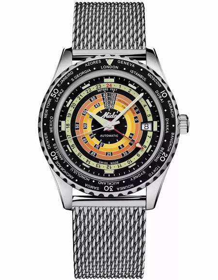 MIDO MOD. OCEAN STAR DECOMPRESSION WORLDTIMER-0
