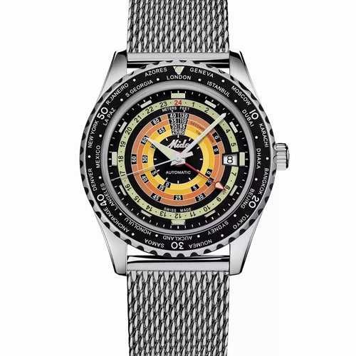 Load image into Gallery viewer, MIDO MOD. OCEAN STAR DECOMPRESSION WORLDTIMER-0
