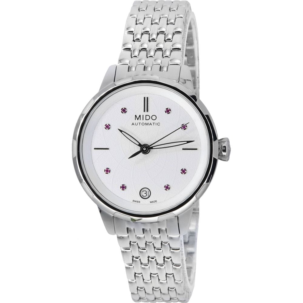 Mido Rainflower Crystal Accents Women's Watch - Elegance Redefined