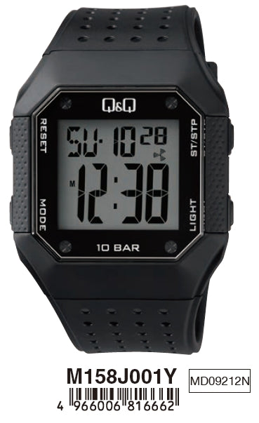 Q&Q Mod. GENT DIGITAL MULTIFUNCTION-0