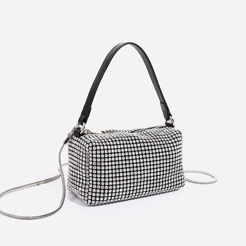 Load image into Gallery viewer, Rhinestone Bag Chain Evening Shoulder Purse
