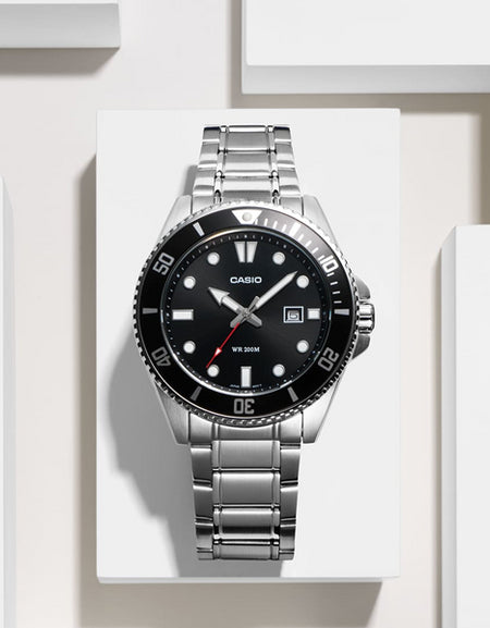 CASIO SPORT Mod. DIVER DATE 200M - BLACK-1