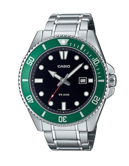 CASIO COLLECTION Mod. DIVER DATE 200M - BLACK-0