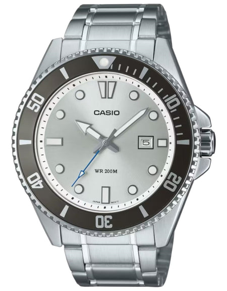 CASIO COLLECTION Mod. DIVER DATE 200M - ARGENTEE-0