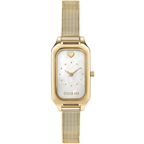 Load image into Gallery viewer, Oui &amp; Me Finette White Dial Gold Tone Stainless Steel Quartz Women&#39;s Watch
