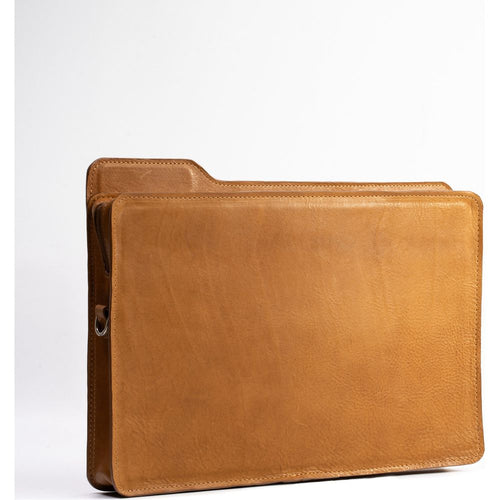 Load image into Gallery viewer, Geometric Goods Leather Laptop Bag - The Folder
