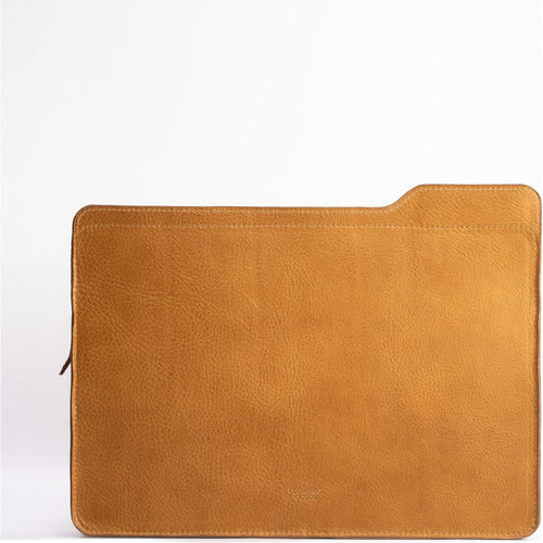 Load image into Gallery viewer, Geometric Goods Leather Laptop Bag - The Folder
