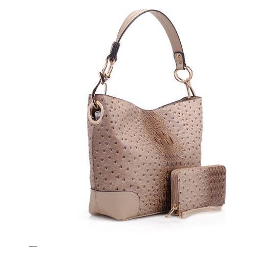 Load image into Gallery viewer, MKF Collection Wandy Soft Vegan Leather Hobo &amp; Wallet Set by Mia K
