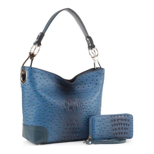 Load image into Gallery viewer, MKF Collection Wandy Soft Vegan Leather Hobo &amp; Wallet Set by Mia K
