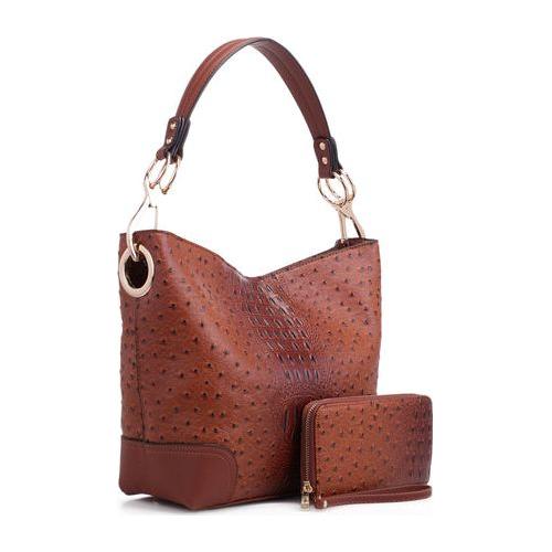 Load image into Gallery viewer, MKF Collection Wandy Soft Vegan Leather Hobo &amp; Wallet Set by Mia K
