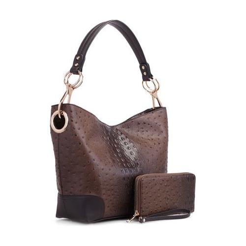 Load image into Gallery viewer, MKF Collection Wandy Soft Vegan Leather Hobo &amp; Wallet Set by Mia K
