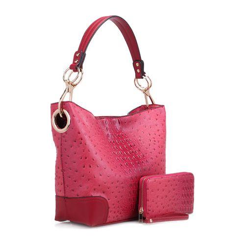 Load image into Gallery viewer, MKF Collection Wandy Soft Vegan Leather Hobo &amp; Wallet Set by Mia K
