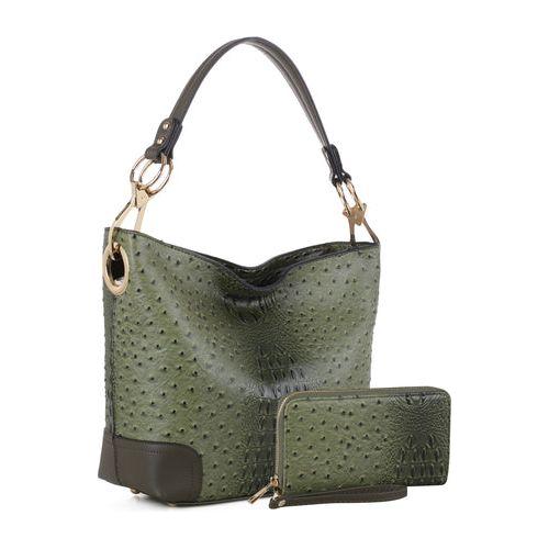 Load image into Gallery viewer, MKF Collection Wandy Soft Vegan Leather Hobo &amp; Wallet Set by Mia K
