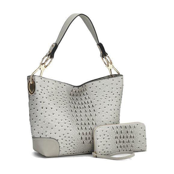 MKF Collection Wandy Soft Vegan Leather Hobo & Wallet Set by Mia K