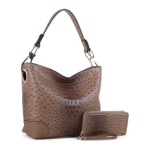 Load image into Gallery viewer, MKF Collection Wandy Soft Vegan Leather Hobo &amp; Wallet Set by Mia K
