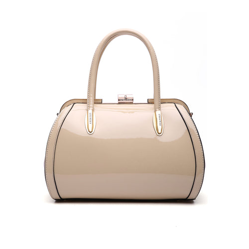 Marlene Patent Satchel Handbag