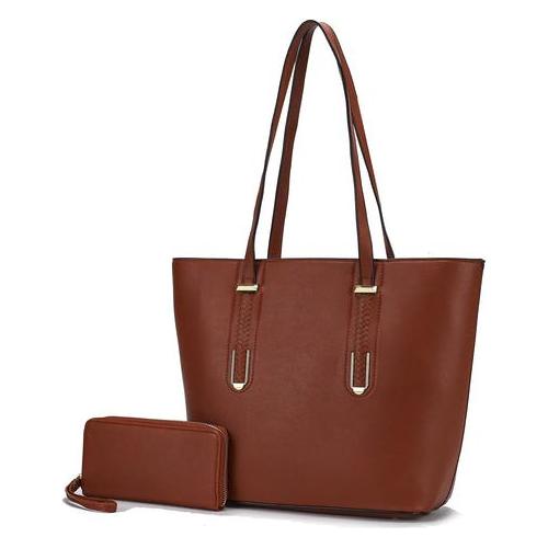 MKF Collection Mina Vegan Leather Tote and Wristlet Wallet by Mia K - A Symphony of Style and Functionality