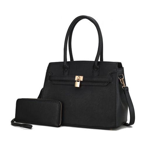 Load image into Gallery viewer, Bruna Satchel Bag with Matching Wallet – Elegance Redefined
