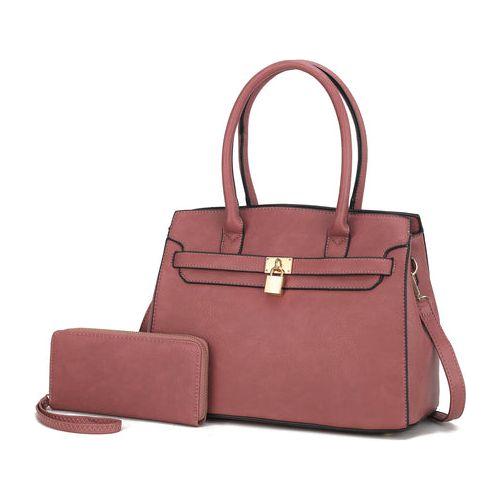 Load image into Gallery viewer, Bruna Satchel Bag with Matching Wallet – Elegance Redefined
