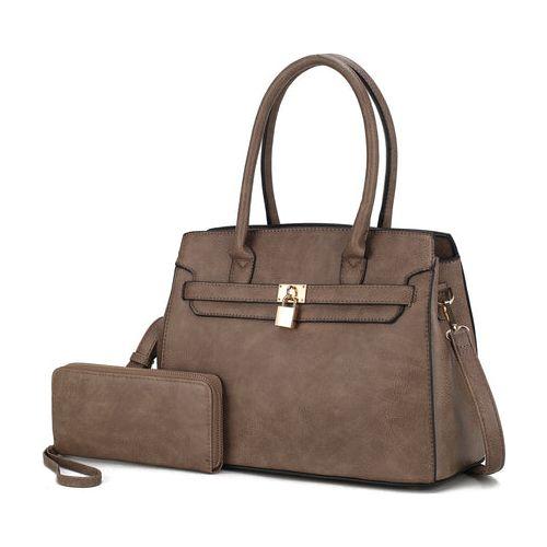 Load image into Gallery viewer, Bruna Satchel Bag with Matching Wallet – Elegance Redefined
