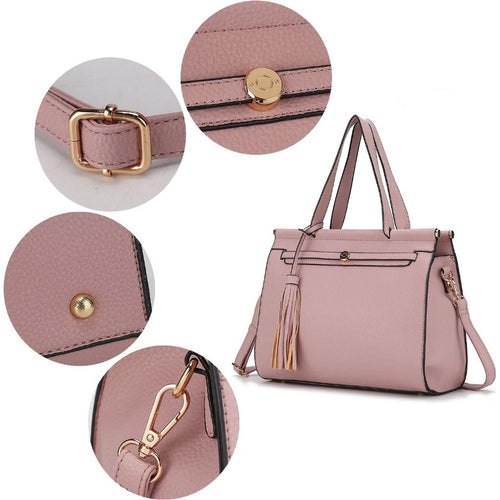 Load image into Gallery viewer, Shelby Satchel Handbag  with Wallet Vegan Leather Women
