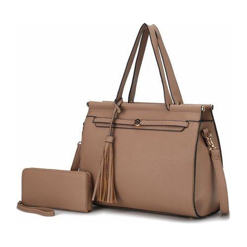 Load image into Gallery viewer, Shelby Satchel Handbag with Wallet - A Luxurious Vegan Leather Masterpiece
