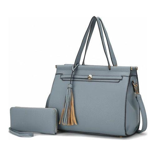 Load image into Gallery viewer, Shelby Satchel Handbag  with Wallet Vegan Leather Women
