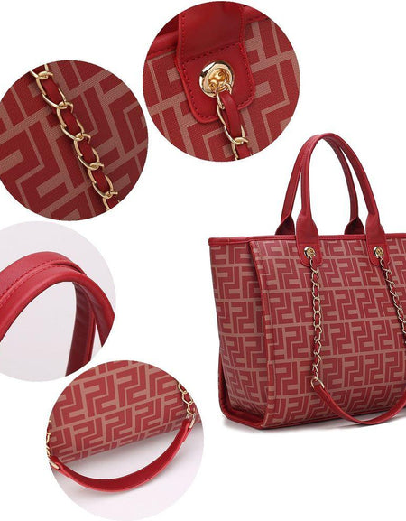 Marlene Vegan Leather Women Tote Bag with Wallet - A Touch of Elegance