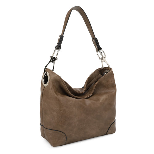 Load image into Gallery viewer, MKF Collection Emily Soft Vegan Leather Hobo Handbag by Mia K
