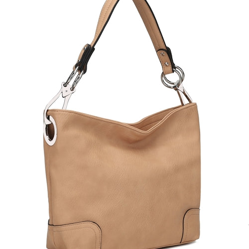 Load image into Gallery viewer, MKF Collection Emily Soft Vegan Leather Hobo Handbag by Mia K
