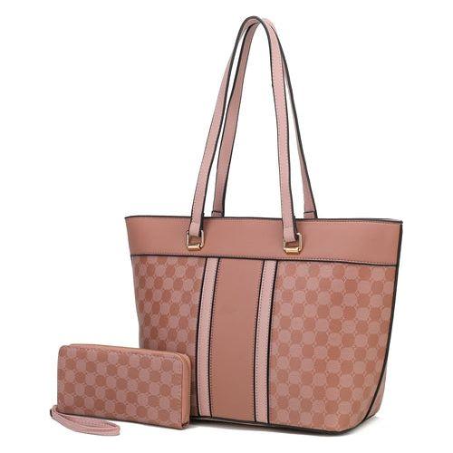 Load image into Gallery viewer, Fabiola Vegan Leather Womens Tote Bag with Wallet
