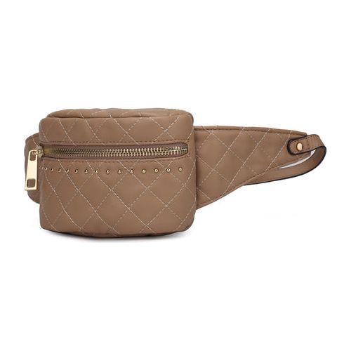 Load image into Gallery viewer, Camilla Quilted Belt Waist Bag - A Touch of Elegance
