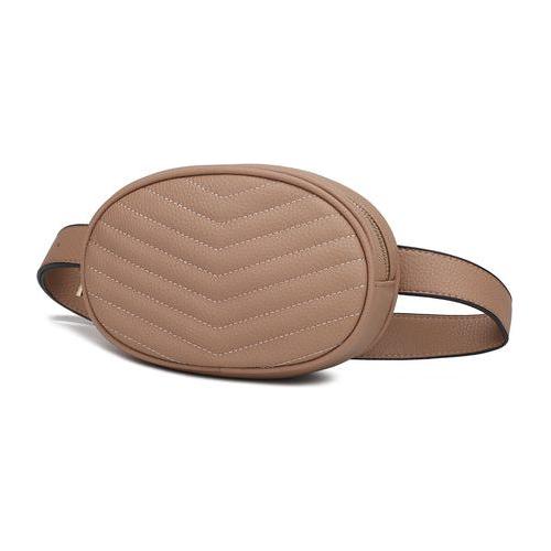 Load image into Gallery viewer, Fatima Quilted Chevron Women Belt Bag - Luxe Charm Redefined
