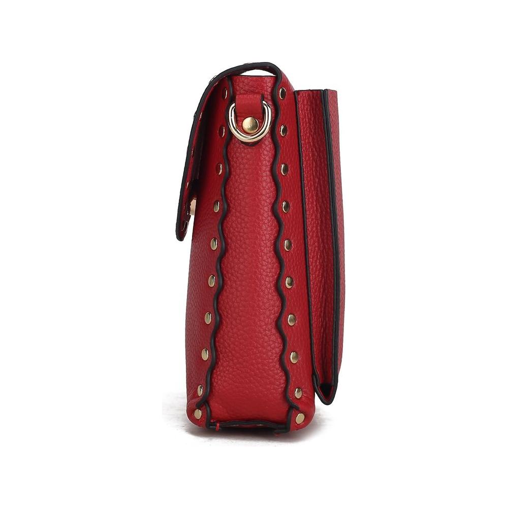 Filomena Vegan Leather Womens Crossbody - A Luxurious Statement Piece