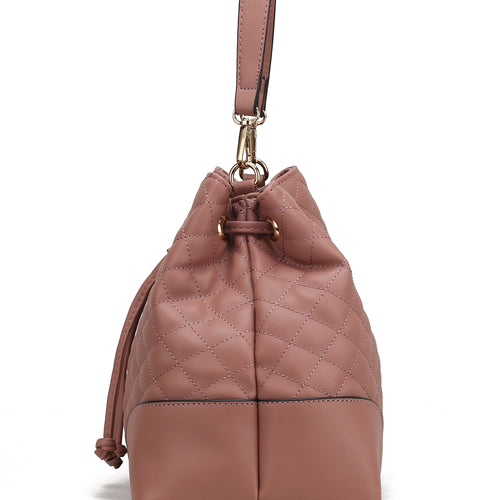 Load image into Gallery viewer, Wendy Bucket Bag with Wristlet
