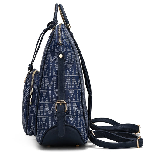 Load image into Gallery viewer, Cora Milan M Signature Trendy Backpack
